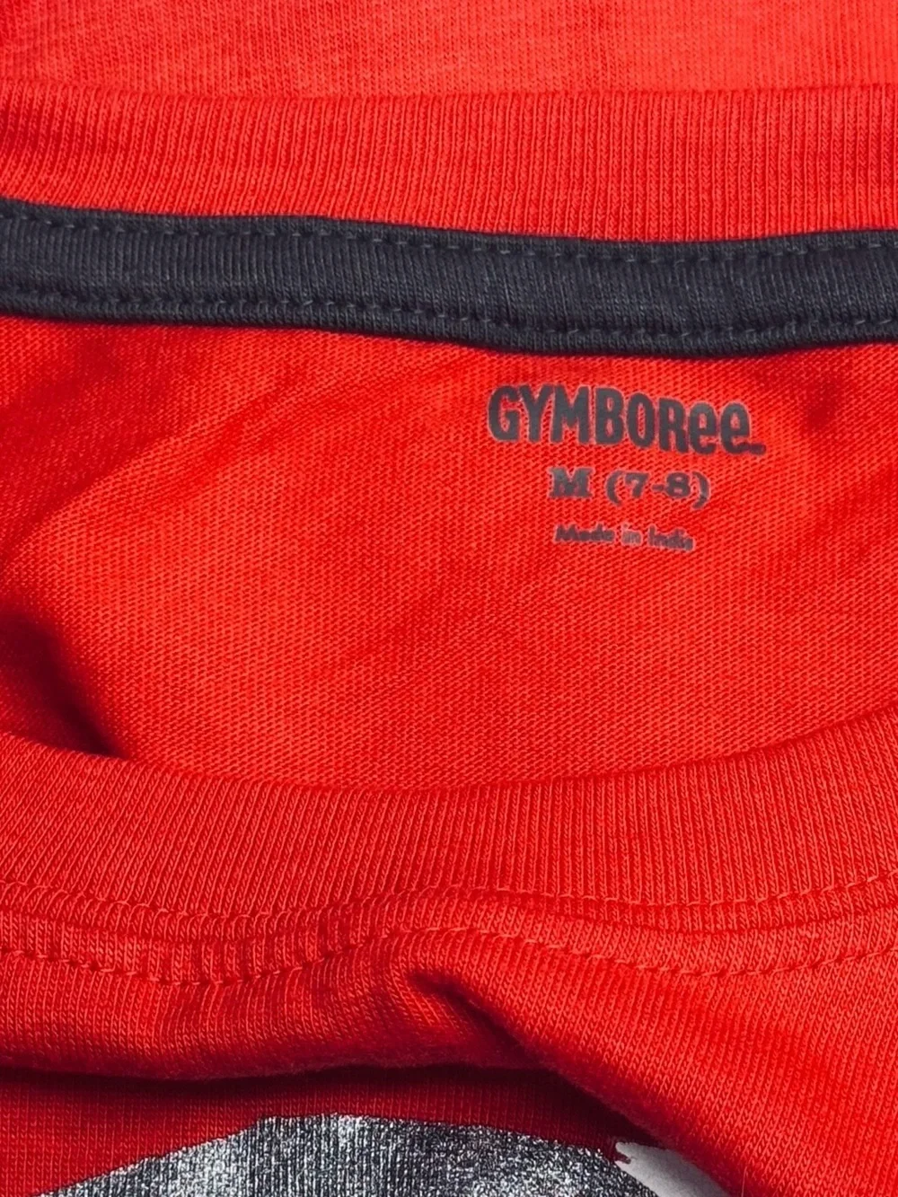 Gymboree Boys Red Football Graphic Tee - Size M (7-8)